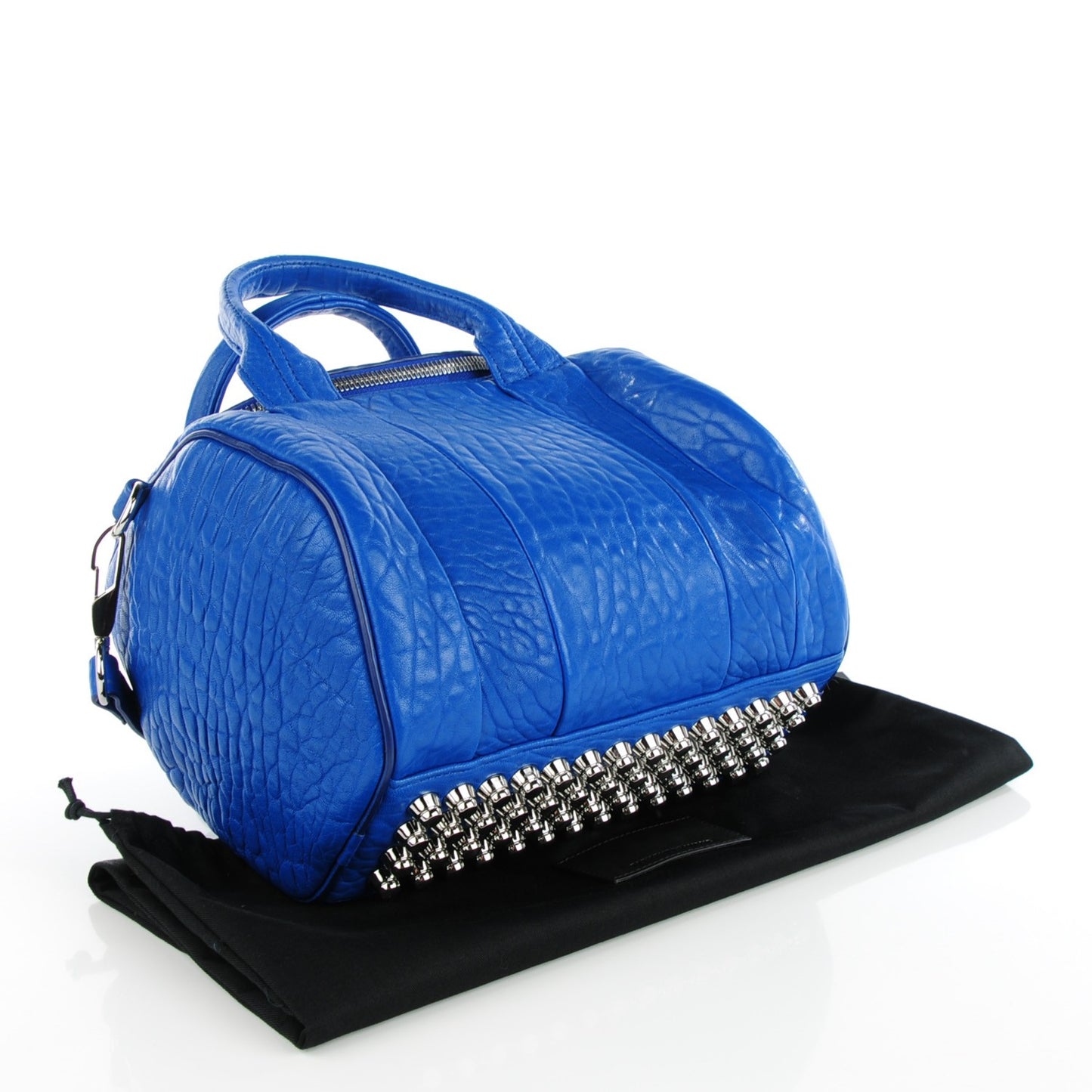 Pebbled Lambskin Rockie Royal Blue