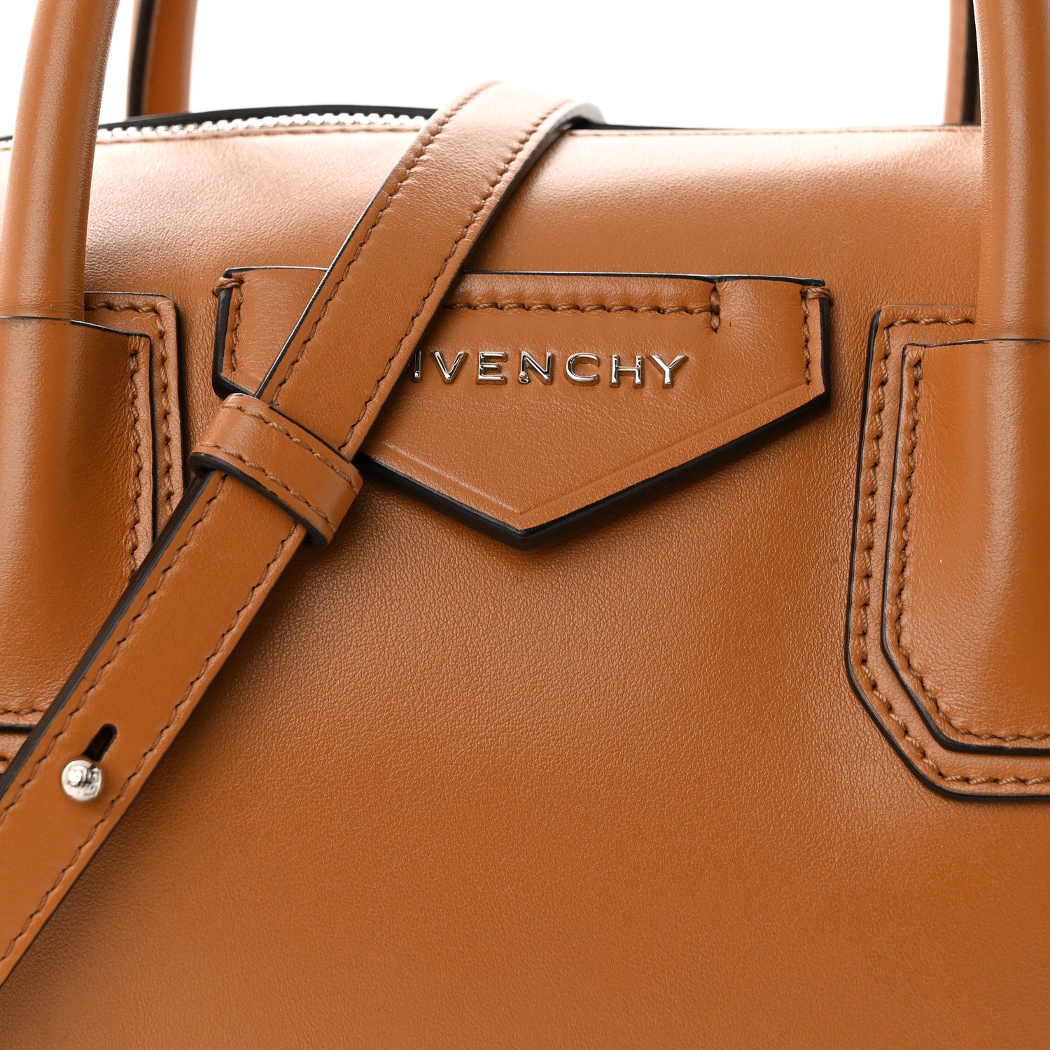 Givenchy Smooth Calfskin Small Soft Antigona Caramel 8 of 18