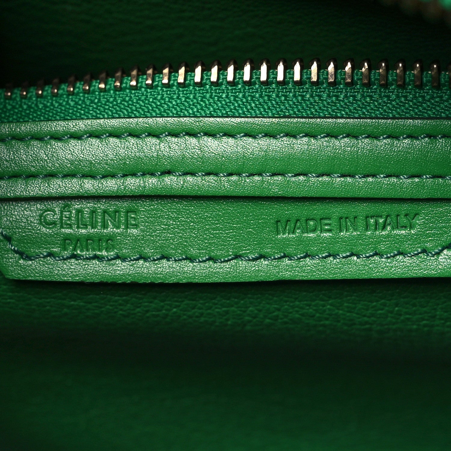 Celine Palmelato Mini Luggage Grass Green 6 of 10
