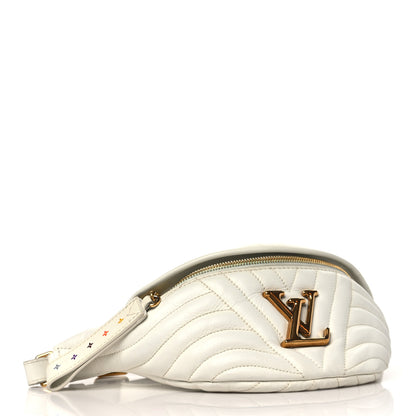 Louis Vuitton Calfskin Quilted New Wave Bumbag White 4 of 12