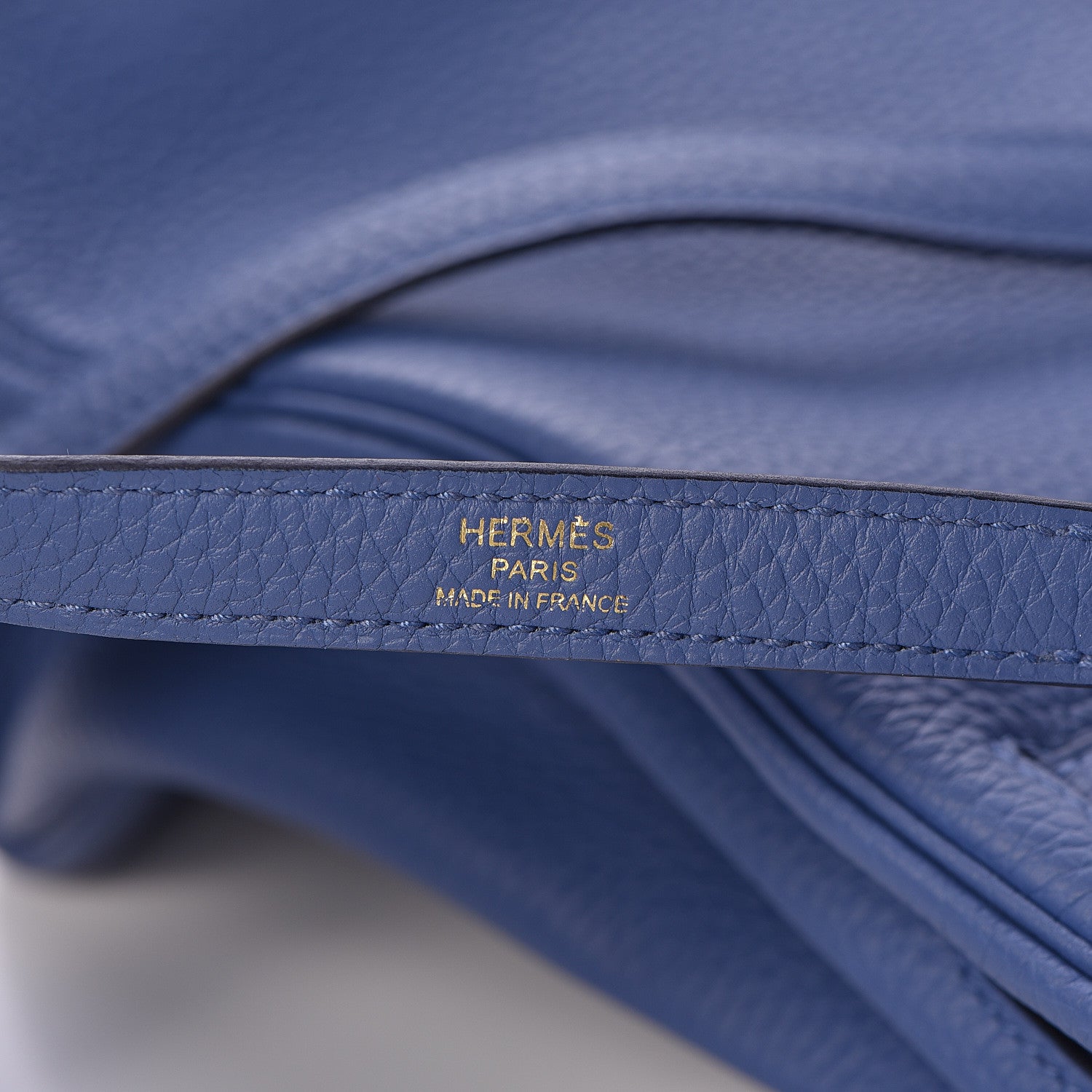 Hermes Taurillon Clemence Kelly Retourne 32 Bleu Brighton 16 of 42
