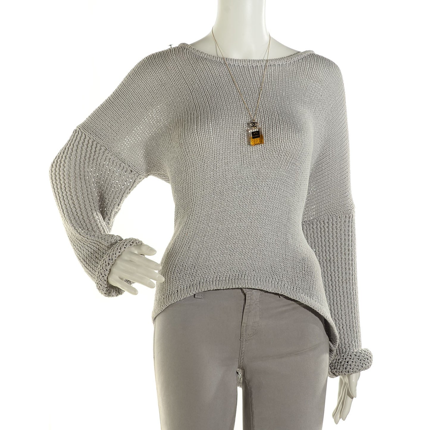 N°5 Perfume CC Necklace Gold