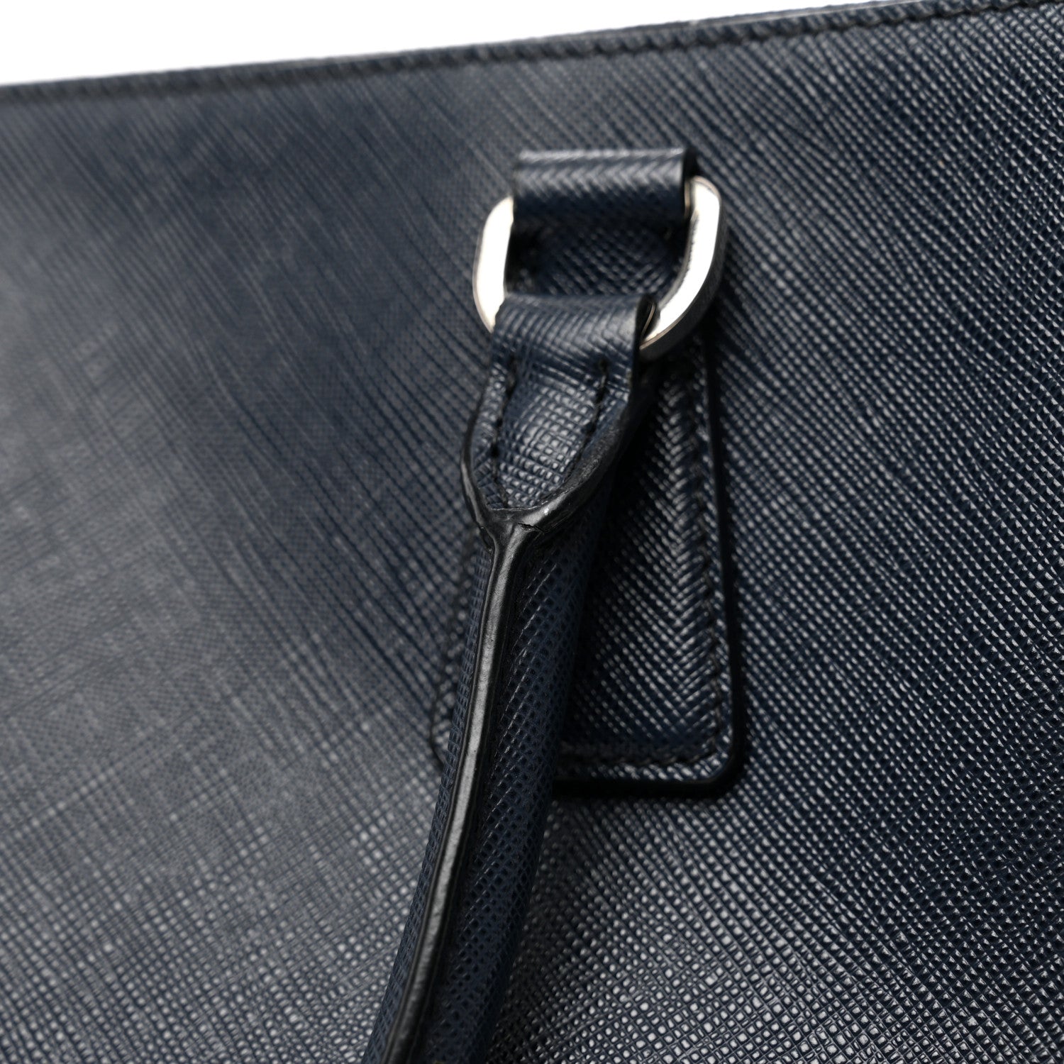 Prada Saffiano Medium Galleria Double Zip Tote Baltico 11 of 11
