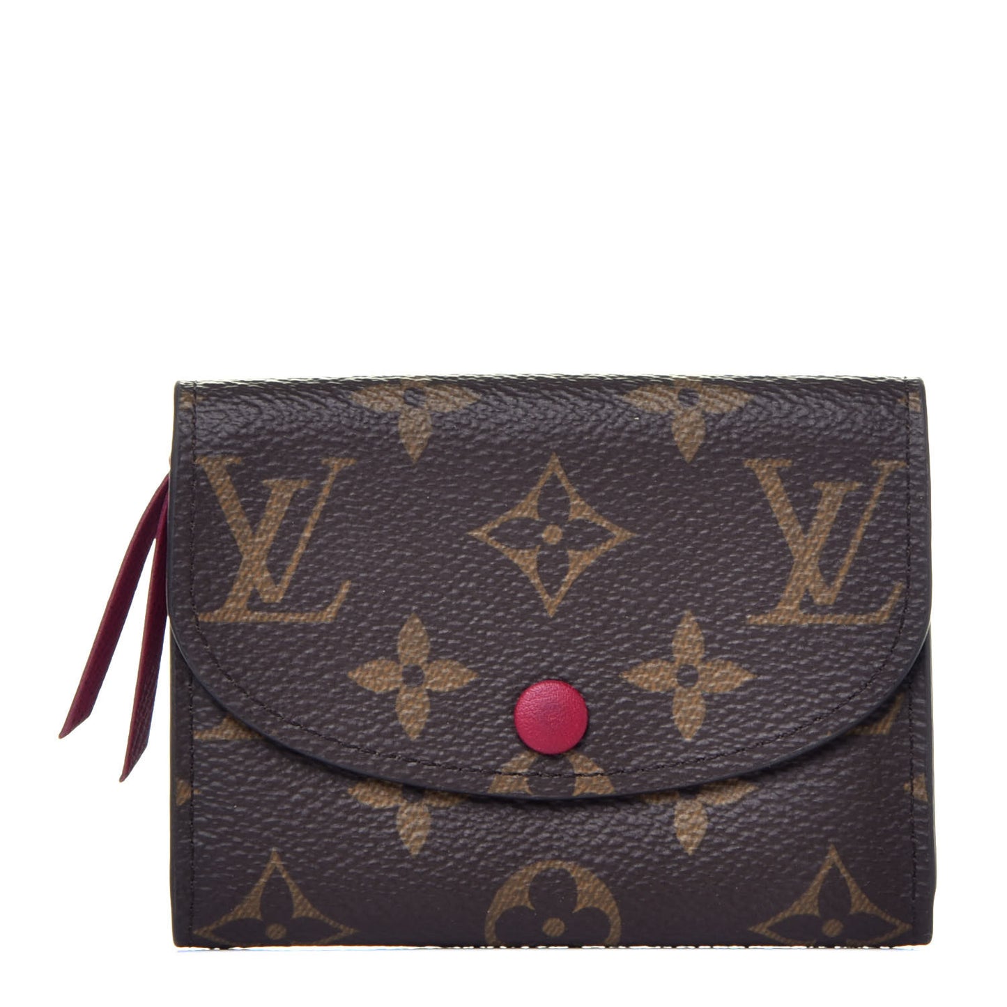 Monogram Rosalie Coin Purse Fuchsia
