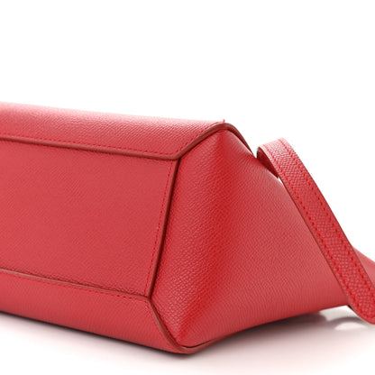 Celine Grained Calfskin Nano Belt Bag Ruby 10 of 12