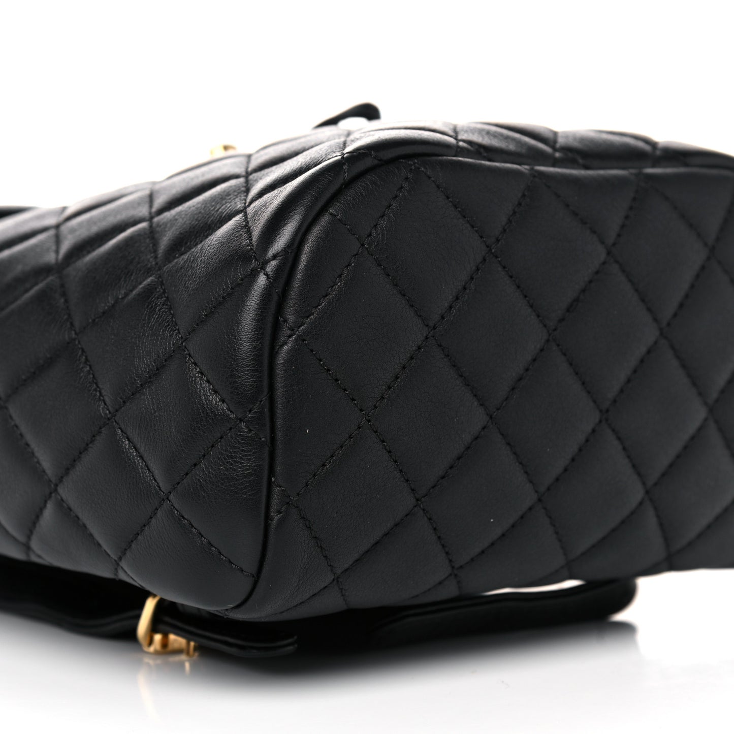Calfskin Quilted Mini Urban Spirit Backpack Black