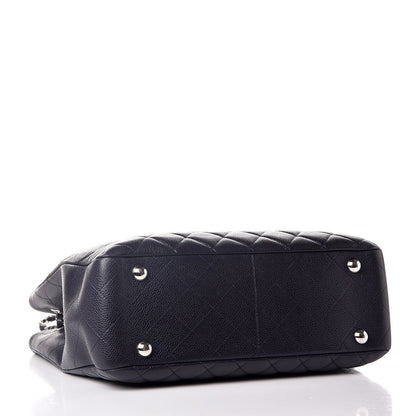 Chanel Caviar Quilted Flap Tote Marine 4 of 8