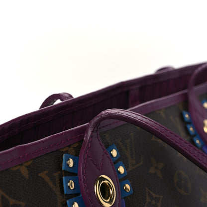 Louis Vuitton Monogram Totem Neverfull MM Magenta 10 of 10