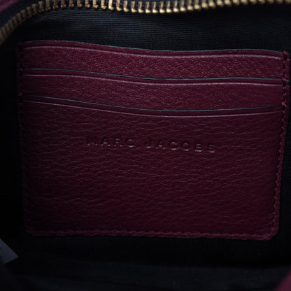 Marc Jacobs Supple Natural Grain Calfskin Softshot 21 Crossbody Bag Burgundy 8 of 9