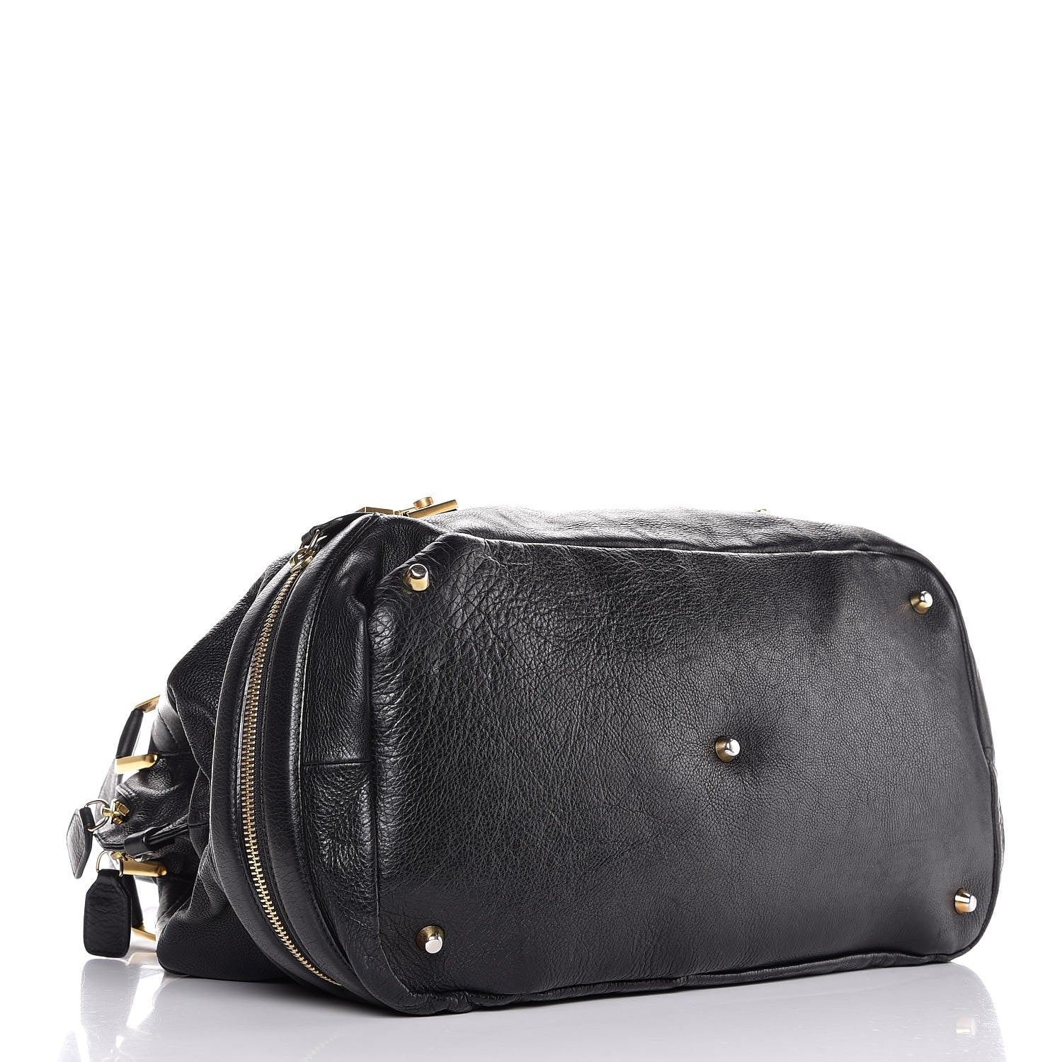 Chloe Calfskin Cary Zipped Shoulder Bag Black 4 of 15
