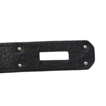 Hermes Taurillon Clemence Birkin 35 Black 6 of 15