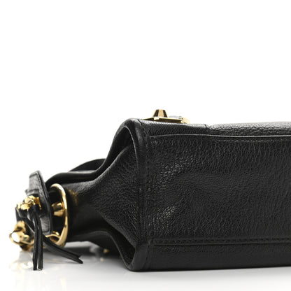 Balenciaga Chevre Gold Metallic Edge Hardware Mini City Black 9 of 10