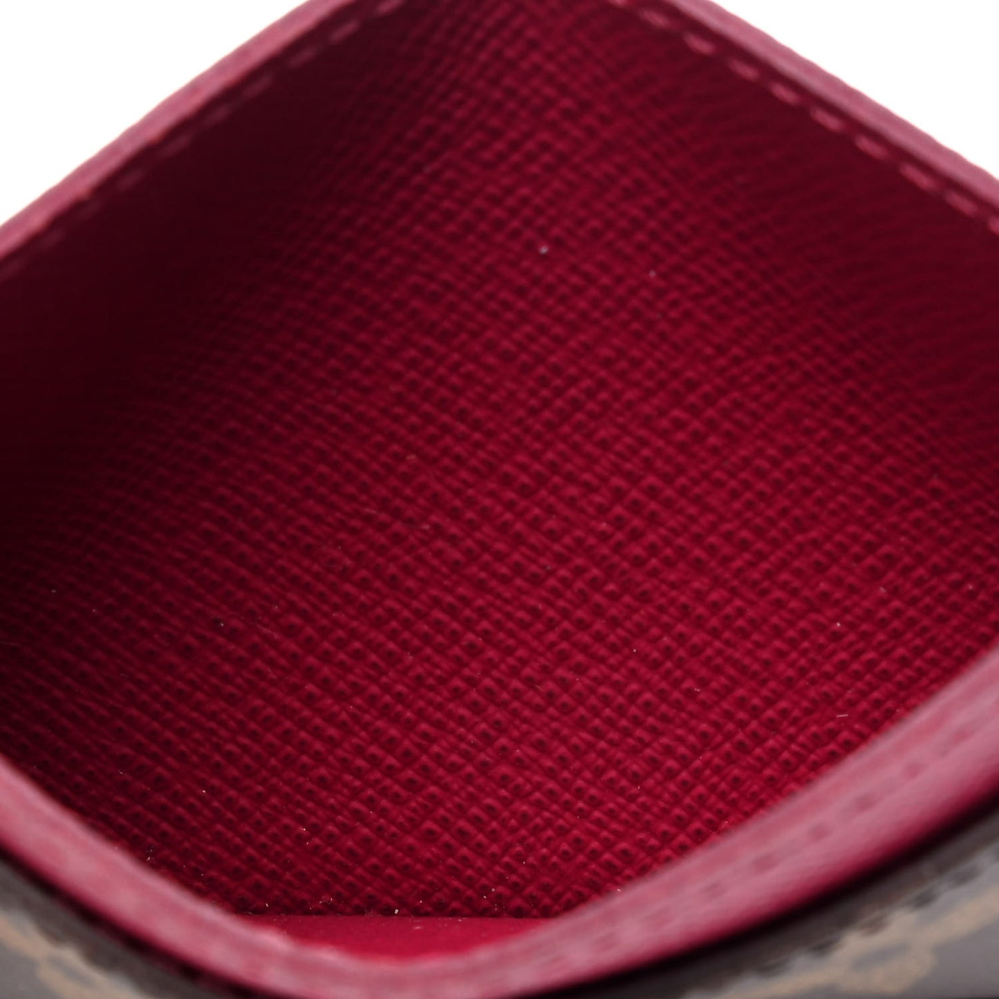 Monogram Card Holder Fuchsia