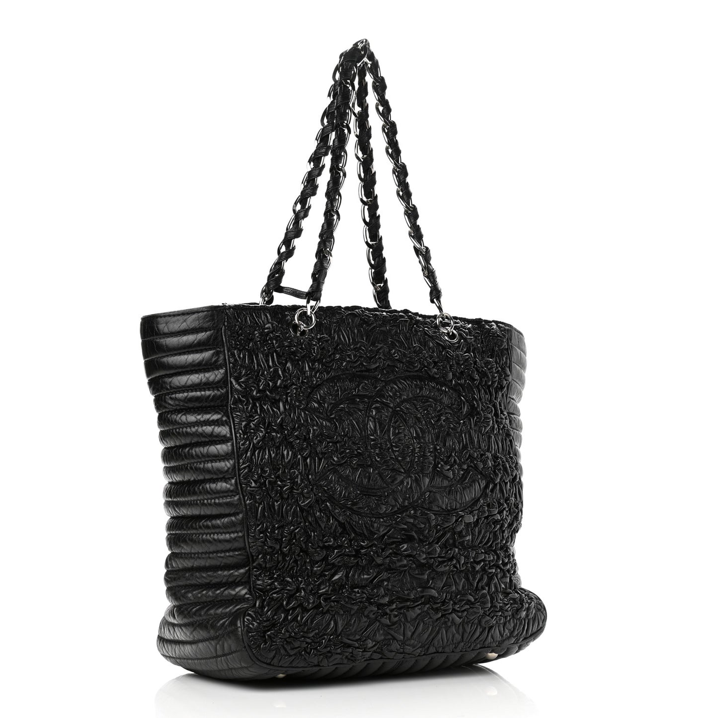 Lambskin XL Astrakan Tote Black