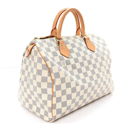 Louis Vuitton Damier Azur Speedy 30 3 of 11