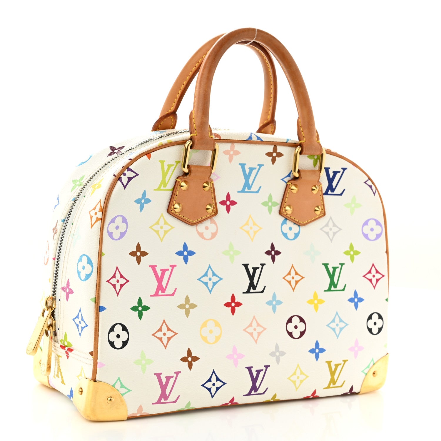 Louis Vuitton Monogram Multicolor Trouville White 3 of 9