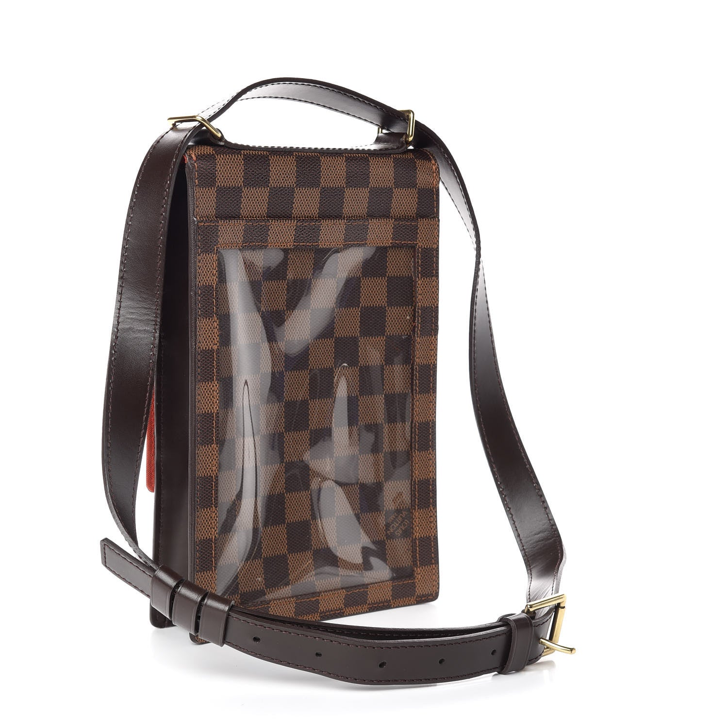 Louis Vuitton Damier Ebene Portobello Travel Shoulder Bag 2 of 11