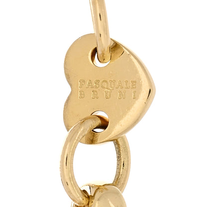 Pasquale Bruni 18K Yellow Gold Diamond Blue Sapphire Blue Topaz Citrine Ruby 5 Charm Bracelet 3 of 3