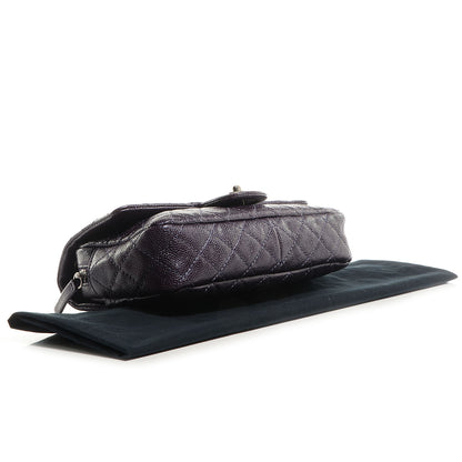 Chanel Iridescent Caviar Quilted Small Chic Flap Dark Purple 4 of 8