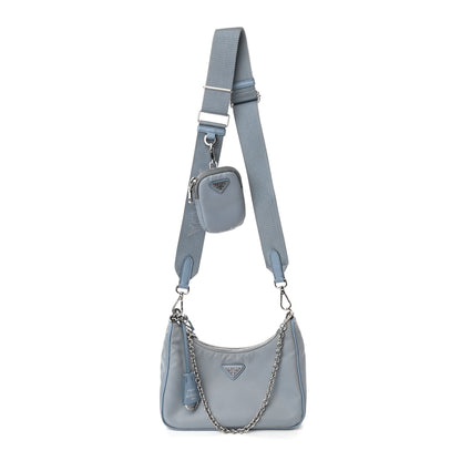 Prada Nylon Re-Edition 2005 Shoulder Bag Astrale 1 of 9