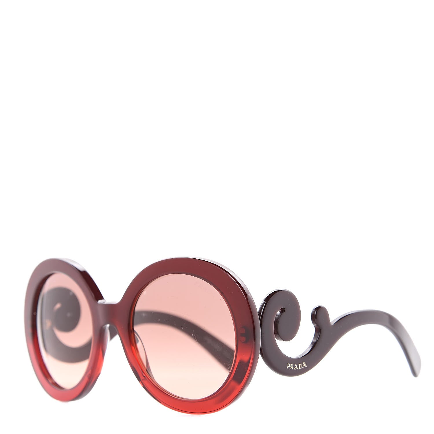 Prada Baroque Sunglasses SPR27N Red 1 of 7