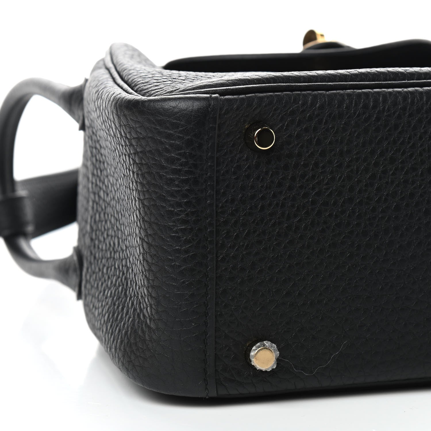 Hermes Taurillon Clemence Mini Lindy 20 Black 6 of 9