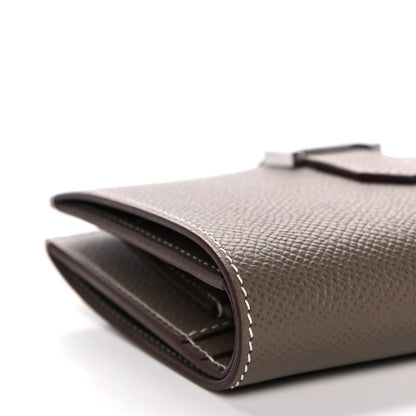 Hermes Epsom Bearn Compact Wallet Etoupe 9 of 11