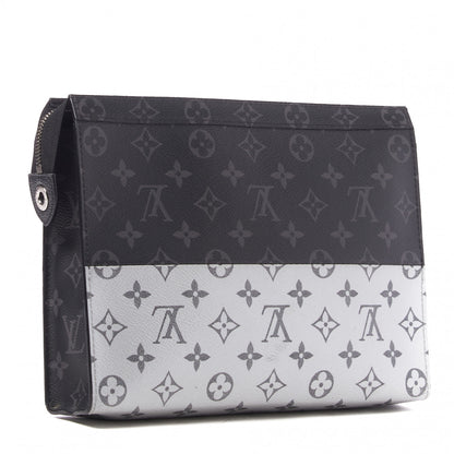 Louis Vuitton Monogram Eclipse Split Pochette Voyage MM 2 of 7