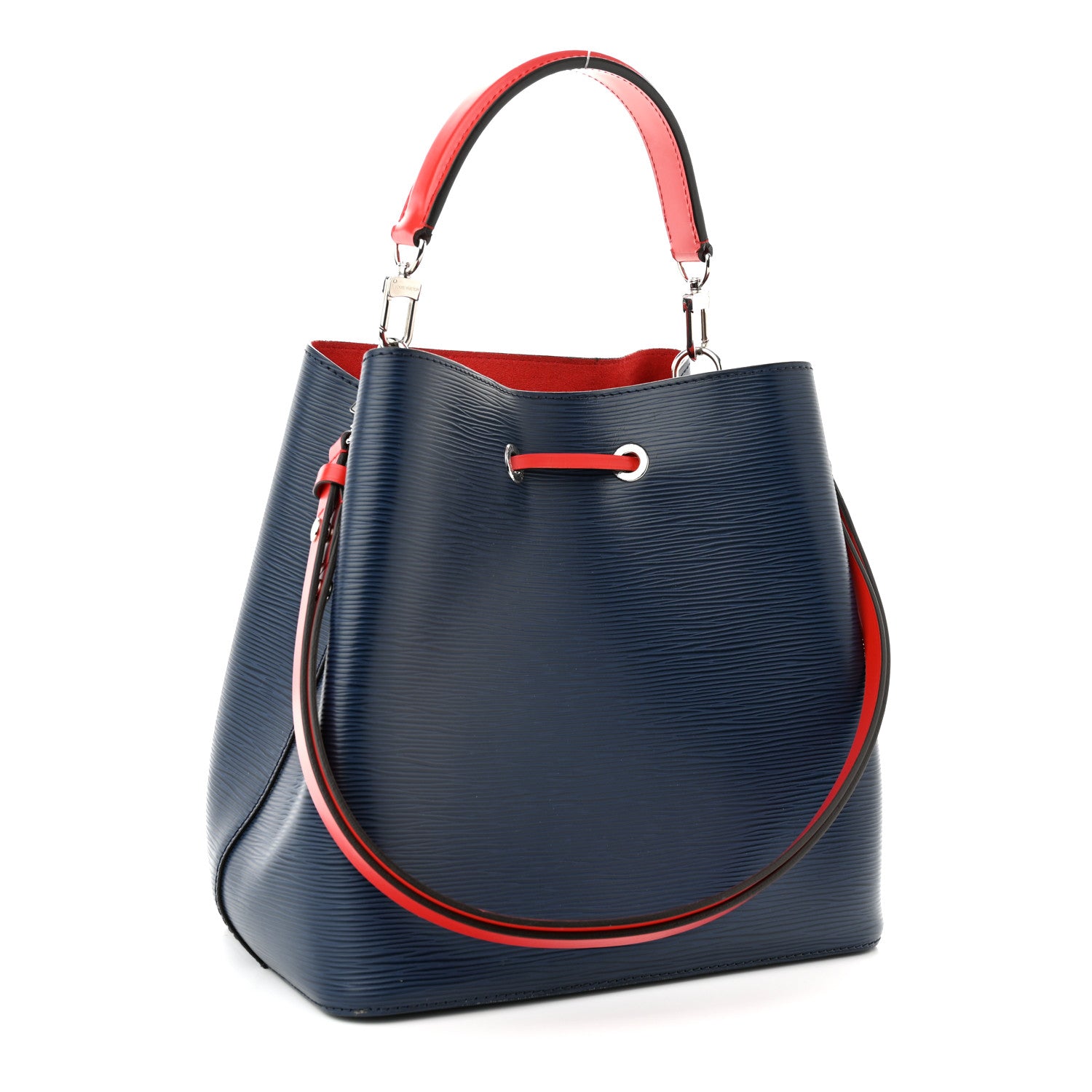 Louis Vuitton Epi Neonoe Indigo Coquelicot 3 of 11