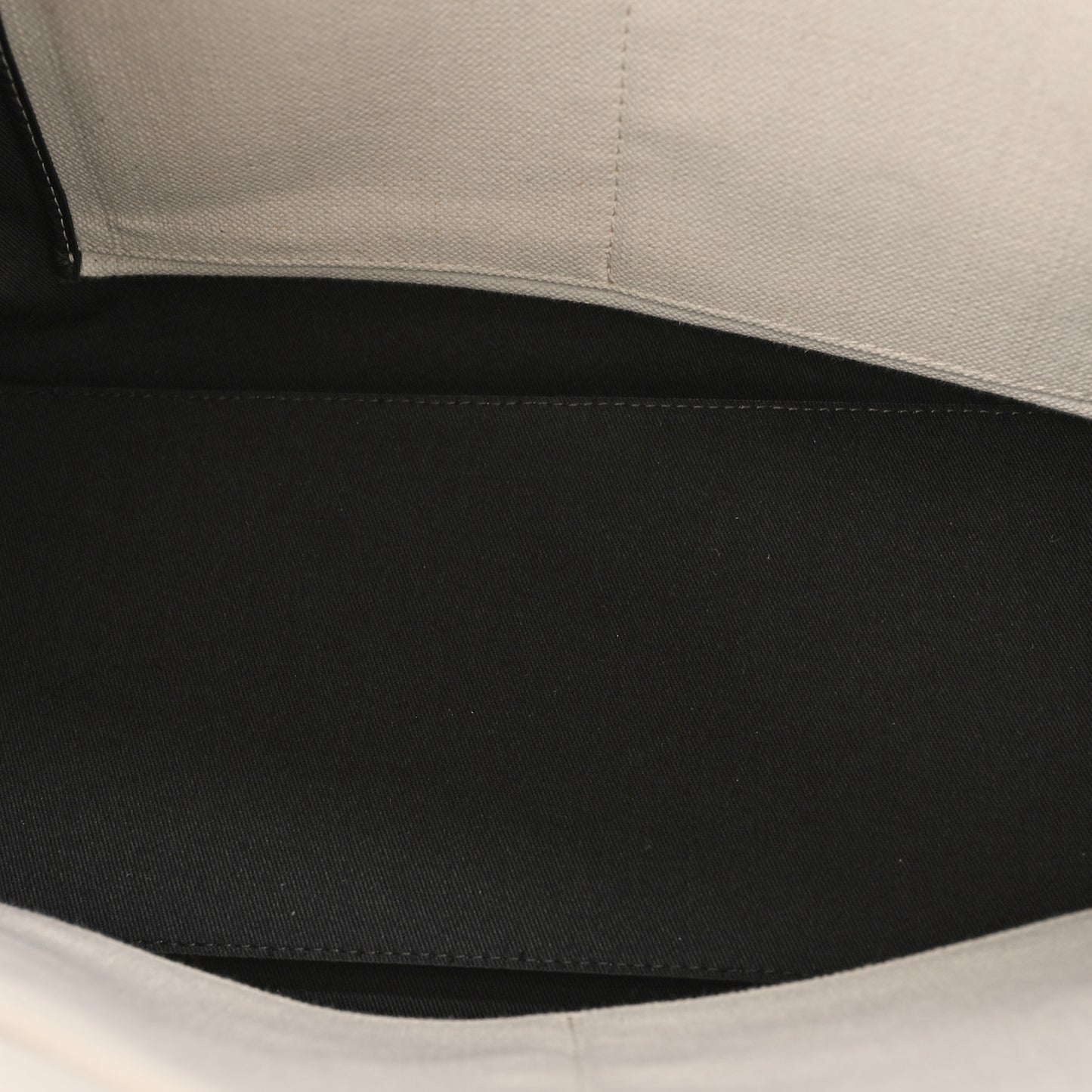 Canvas Calfskin Floral Print Tote Naturale Black