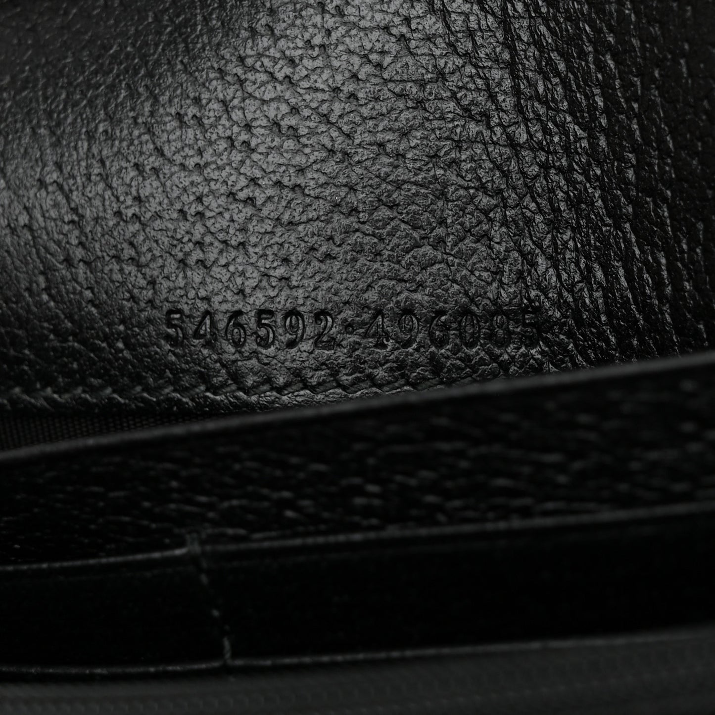 Calfskin Web Ophidia Wallet On Chain Black