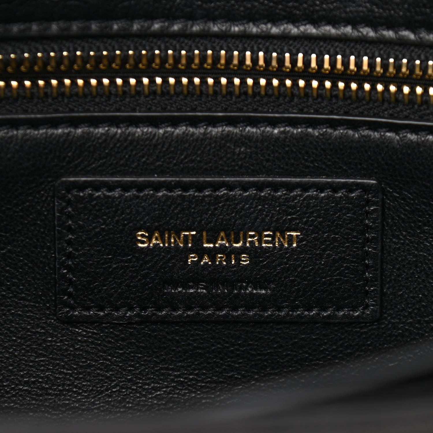 Saint Laurent Lambskin Quilted Mini Gaby Satchel Black 7 of 13