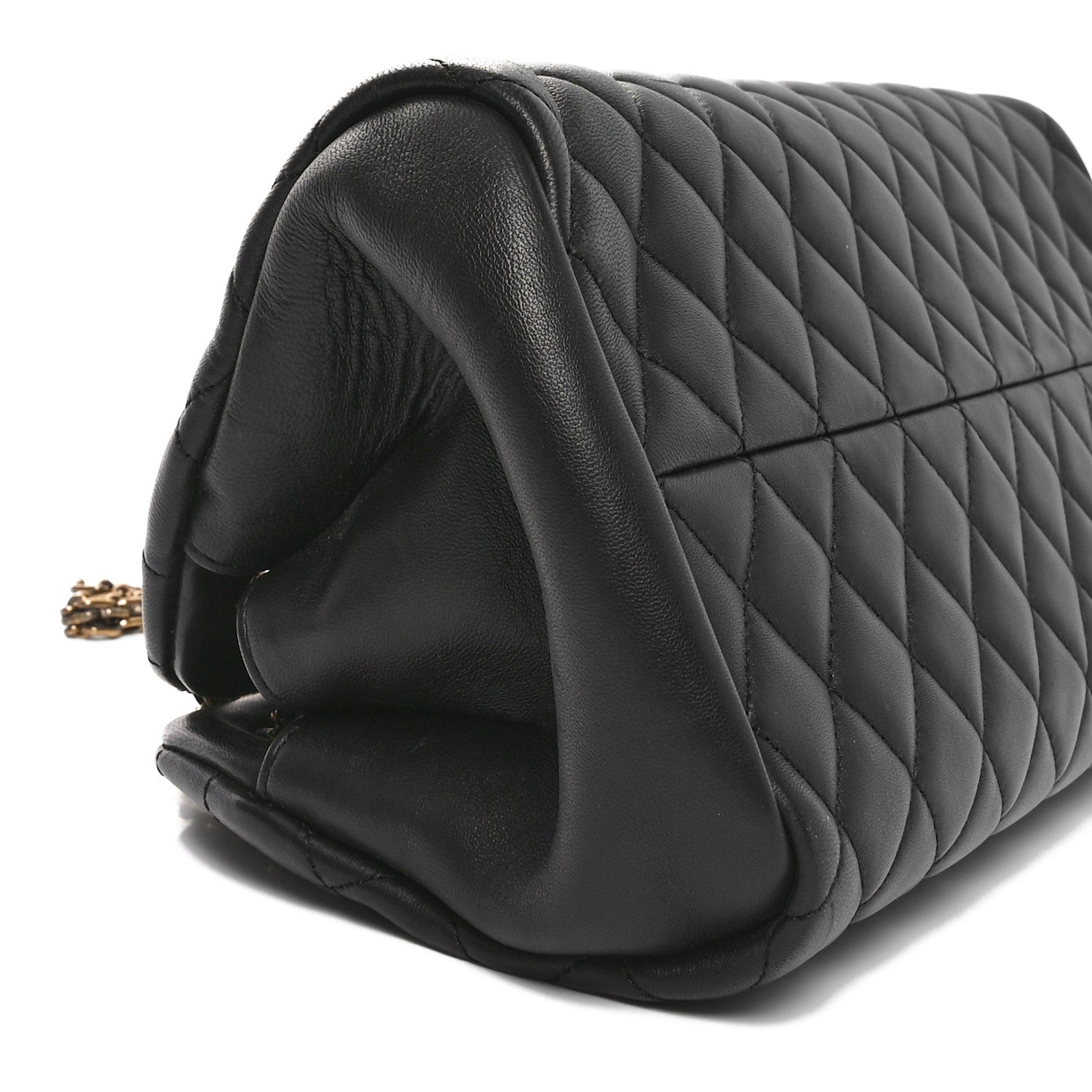Chanel Lambskin Quilted Medium Just Mademoiselle Black 9 of 10
