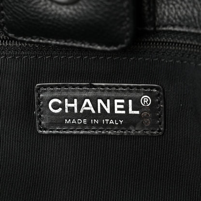 Chanel Calfskin XL Cerf Executive Shopper Tote Black 6 of 9