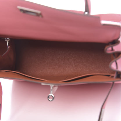 Hermes Evercolor Verso Kelly Retourne 28 Rose D'ete Terre Battue 7 of 42