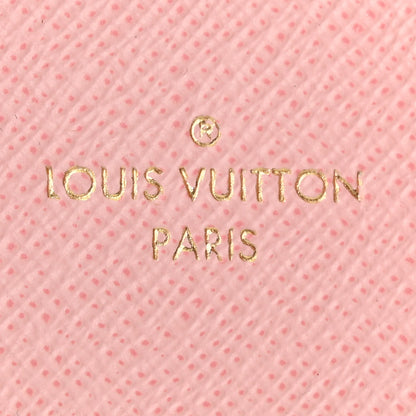 Louis Vuitton Damier Azur Victorine Wallet Rose Ballerine 6 of 13