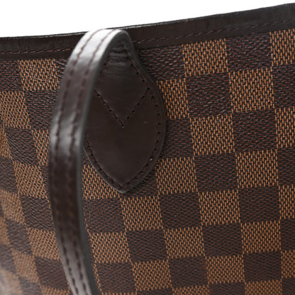 Louis Vuitton Damier Ebene Neo Neverfull MM Rose Ballerine 12 of 13
