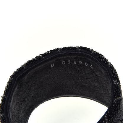 Chanel Pearl Embroidery CC Mules 36.5 Black 7 of 8
