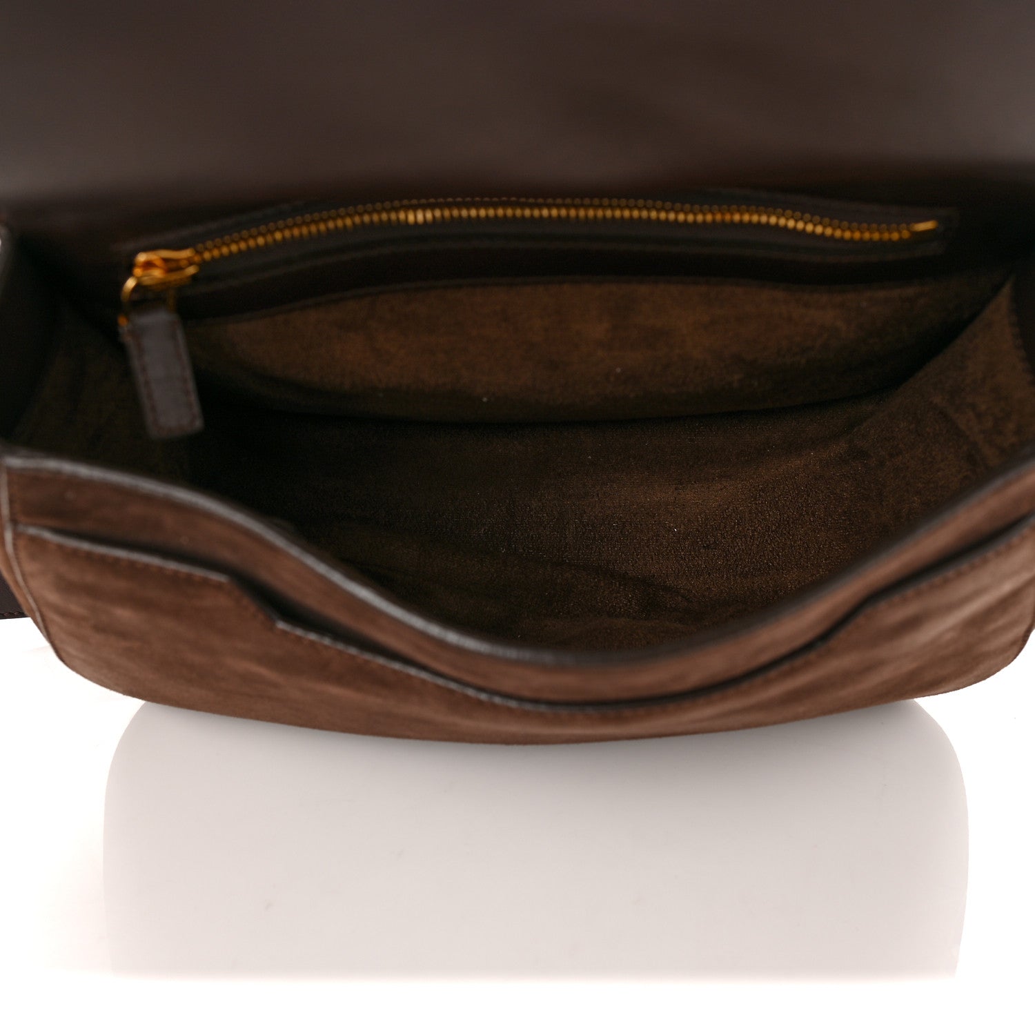 Tom Ford Suede Jennifer Saddle Bag Brown 4 of 7