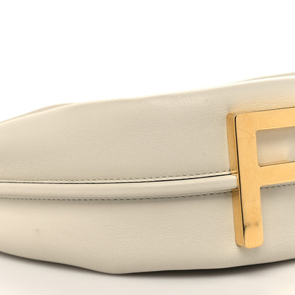 Fendi Vitello Grace Matte Small Fendigraphy Hobo Bag White Ice 9 of 11