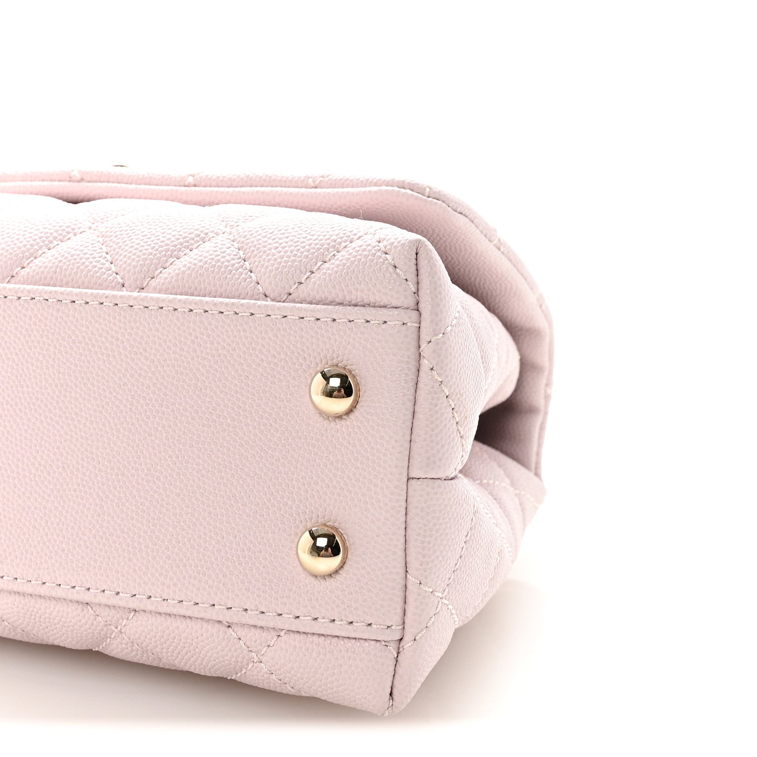 Chanel Caviar Quilted Mini Coco Handle Flap Lilas Lilac 10 of 11