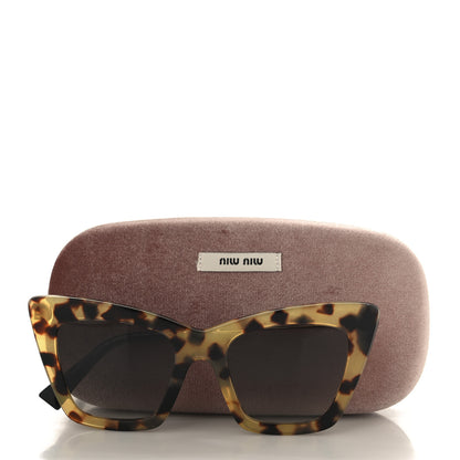 Miu Miu Acetate Metal Cat Eye SMU 01W Sunglasses Tortoise 7 of 7