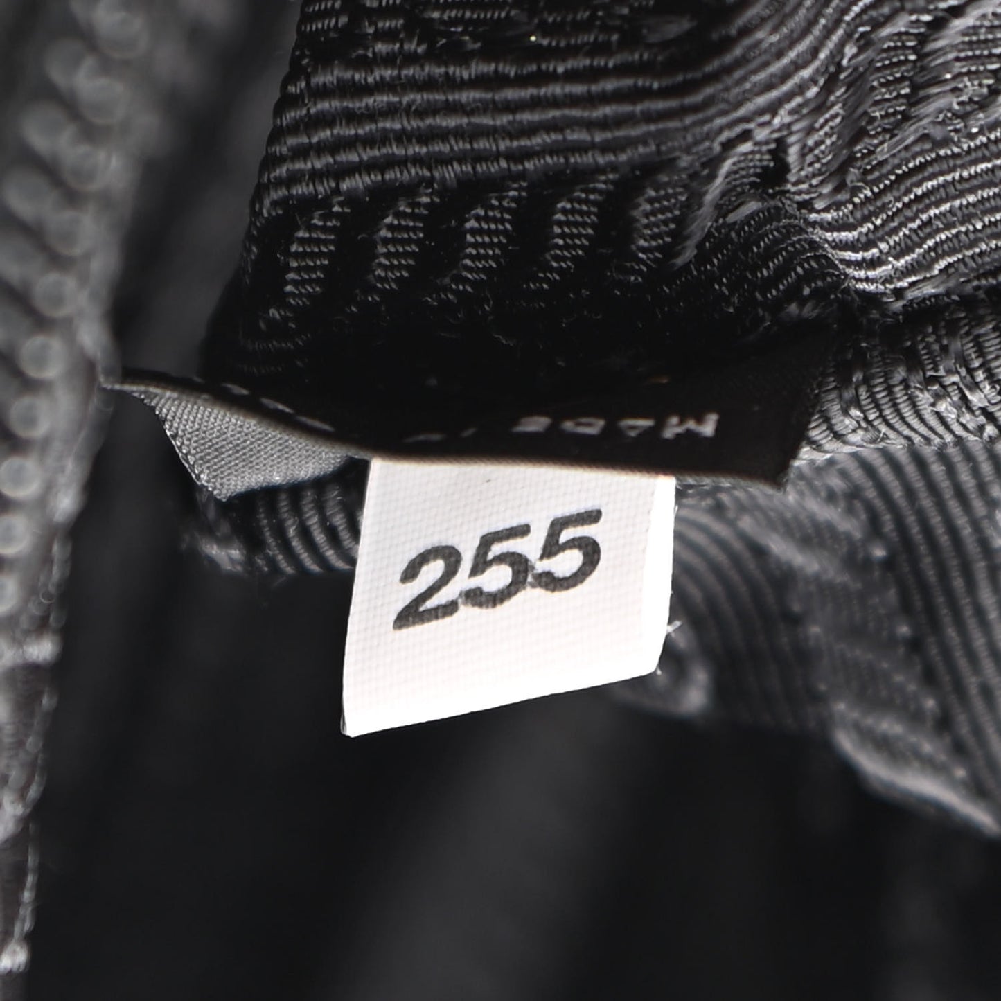 Tessuto Nylon Saffiano Belt Bag Black