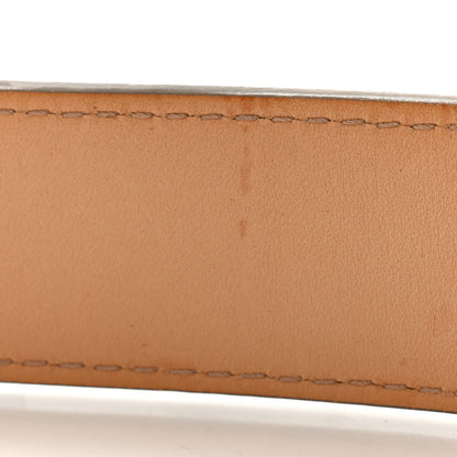 Louis Vuitton Epi LV Initiales Belt 85 34 Ivory 9 of 10