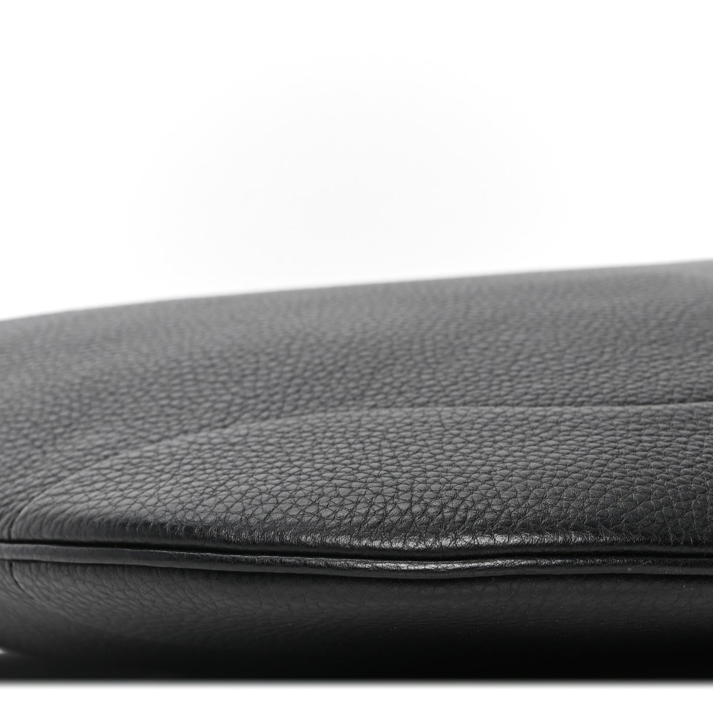 Soft Grained Calfskin Maxi B Hobo Black