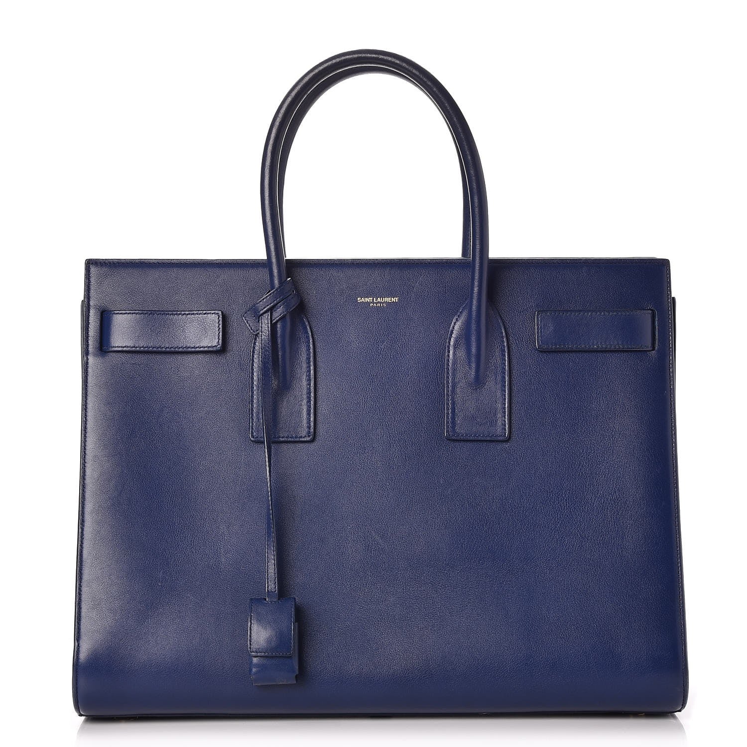 Saint Laurent Calfskin Large Sac De Jour Carryall Blue 1 of 9