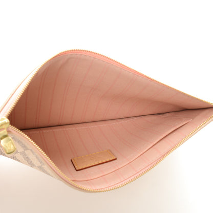 Louis Vuitton Damier Azur Neo Neverfull MM Rose Ballerine 6 of 9