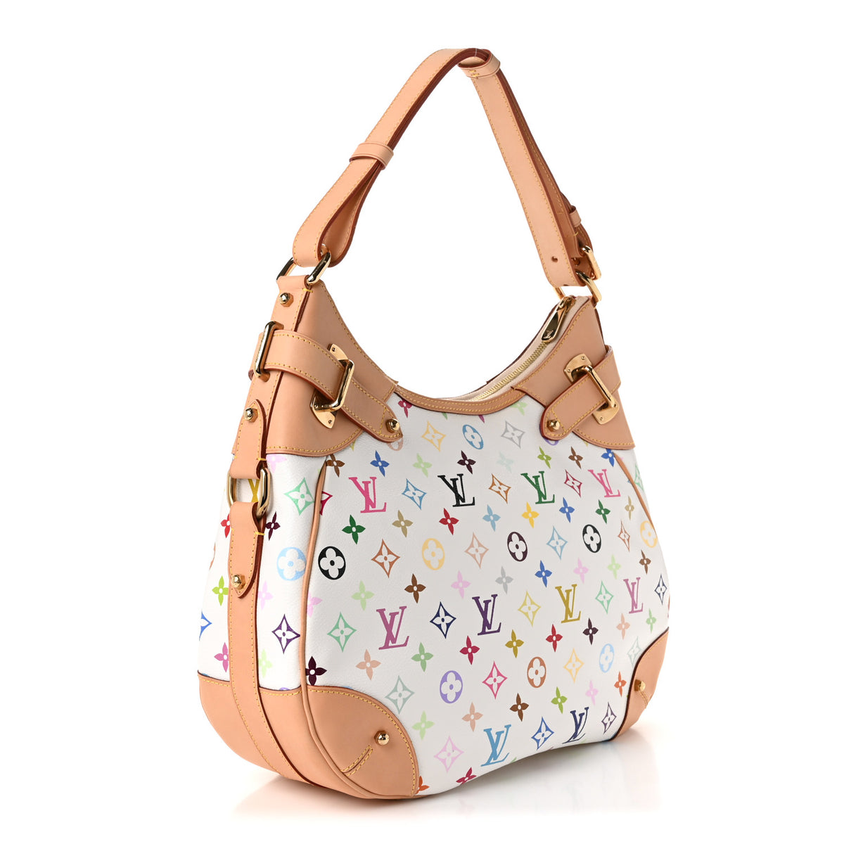 Louis Vuitton Monogram Multicolor Greta White 3 of 10