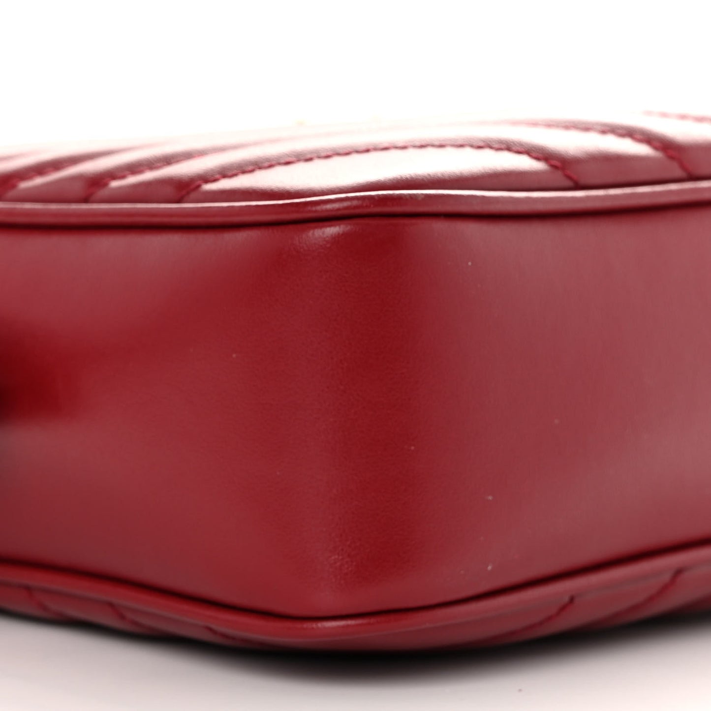 Calfskin Matelasse Monogram Lou Camera Bag Rouge Eros