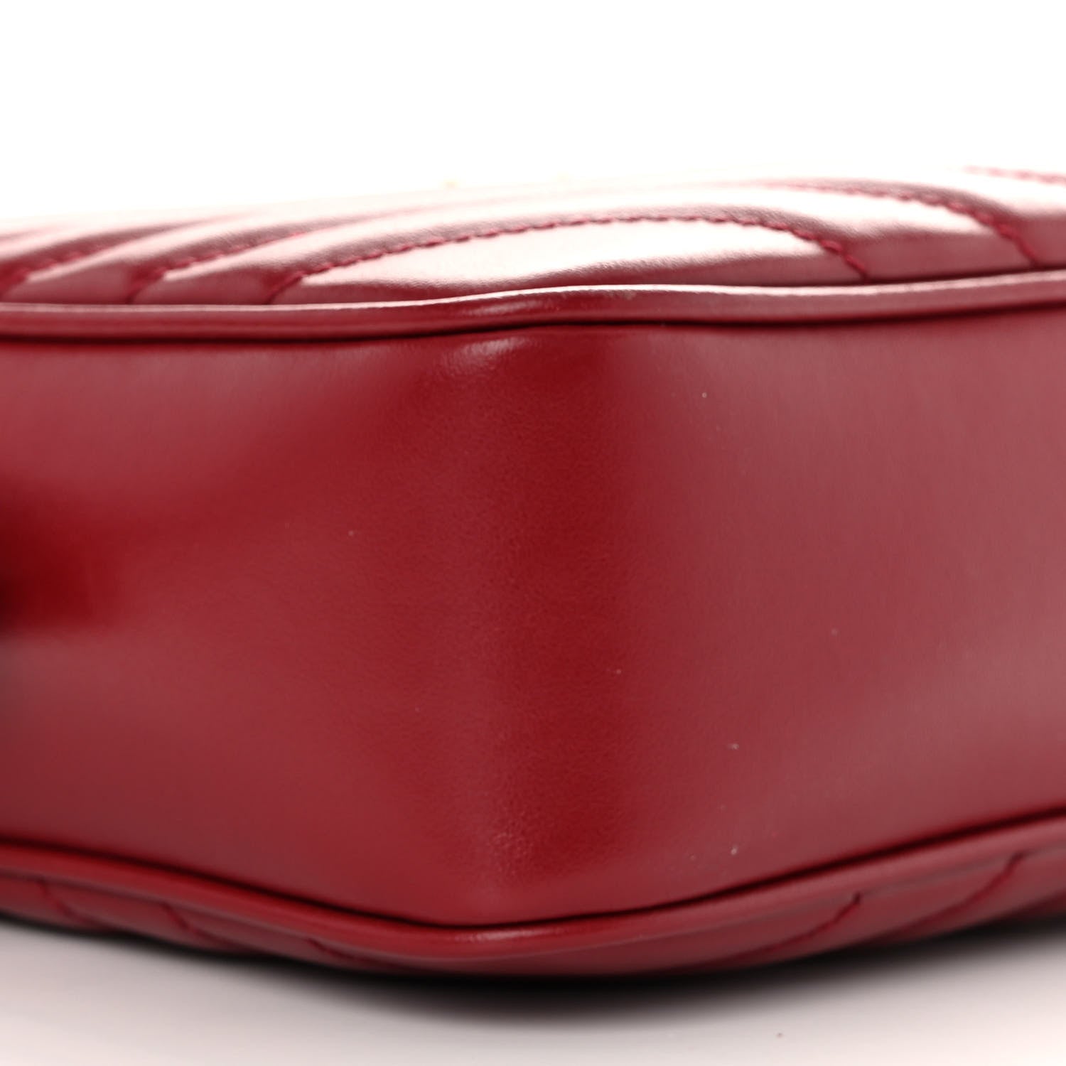 Saint Laurent Calfskin Matelasse Monogram Lou Camera Bag Rouge Eros 11 of 17